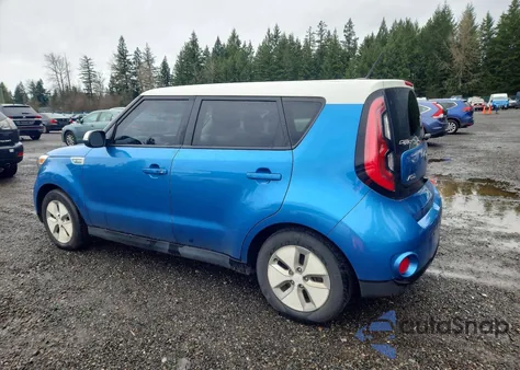 2016 Kia Soul Ev + из США, поврежденный, VIN KNDJX3AE5G7017857